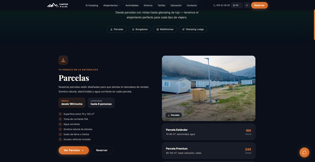 Camping d'Alòs — web de camping
